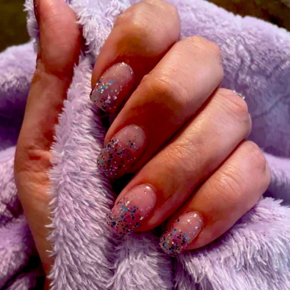 COLOR STREET LESS BITTER MORE GLITTER NAIL STRIPS
